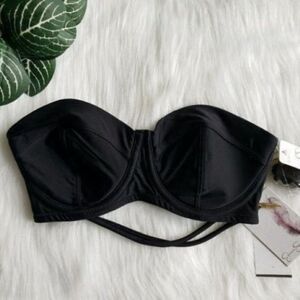 Jessica Simpson Black Underwired Bikini Bra Top Size Small
